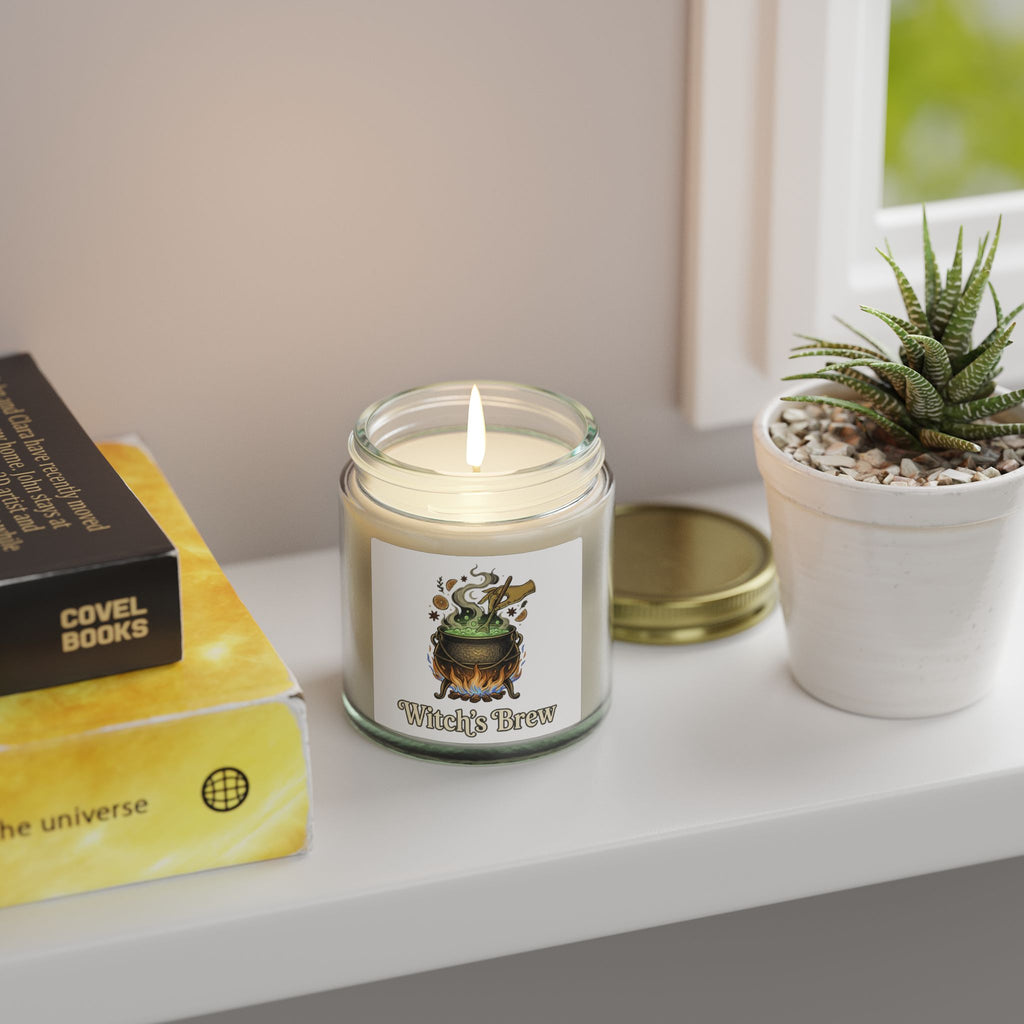Halloween Scented Candles, Coconut Apricot Wax (4oz, 9oz)
