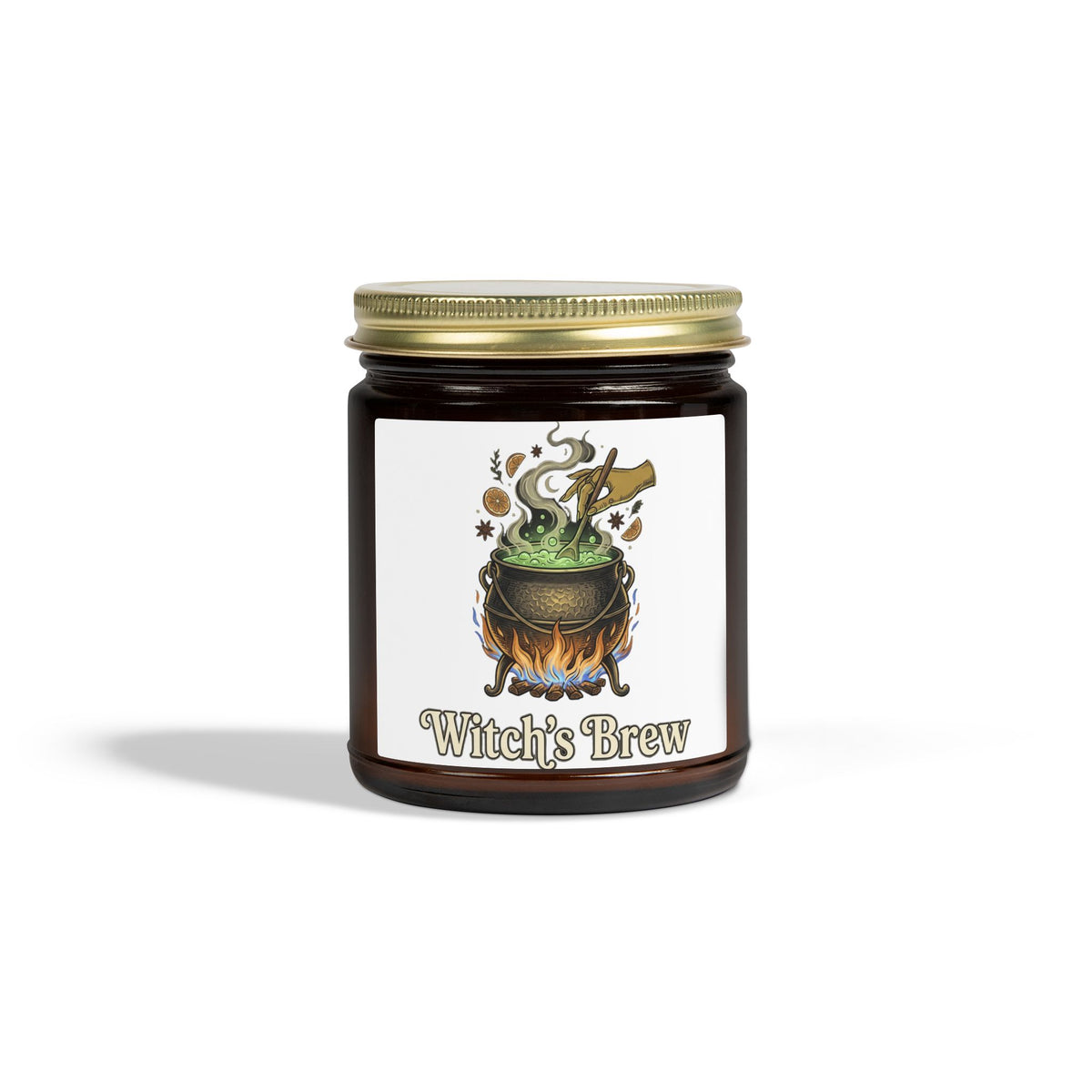 Halloween Scented Candles, Coconut Apricot Wax (4oz, 9oz)