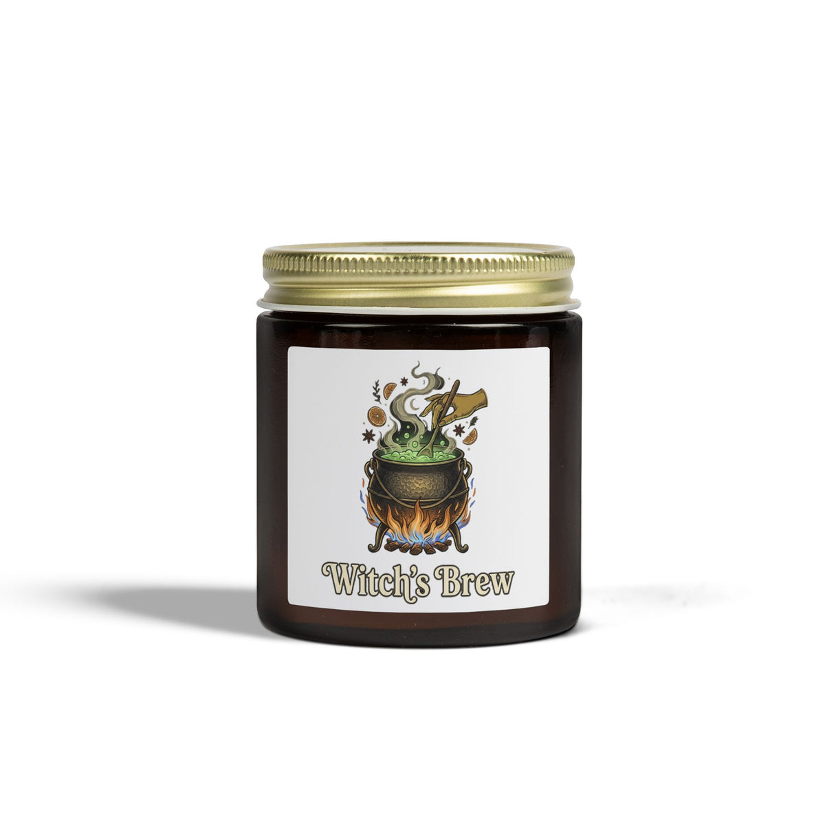 Halloween Scented Candles, Coconut Apricot Wax (4oz, 9oz)