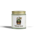 Halloween Scented Candles, Coconut Apricot Wax (4oz, 9oz)