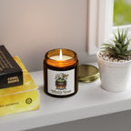 Halloween Scented Candles, Coconut Apricot Wax (4oz, 9oz)
