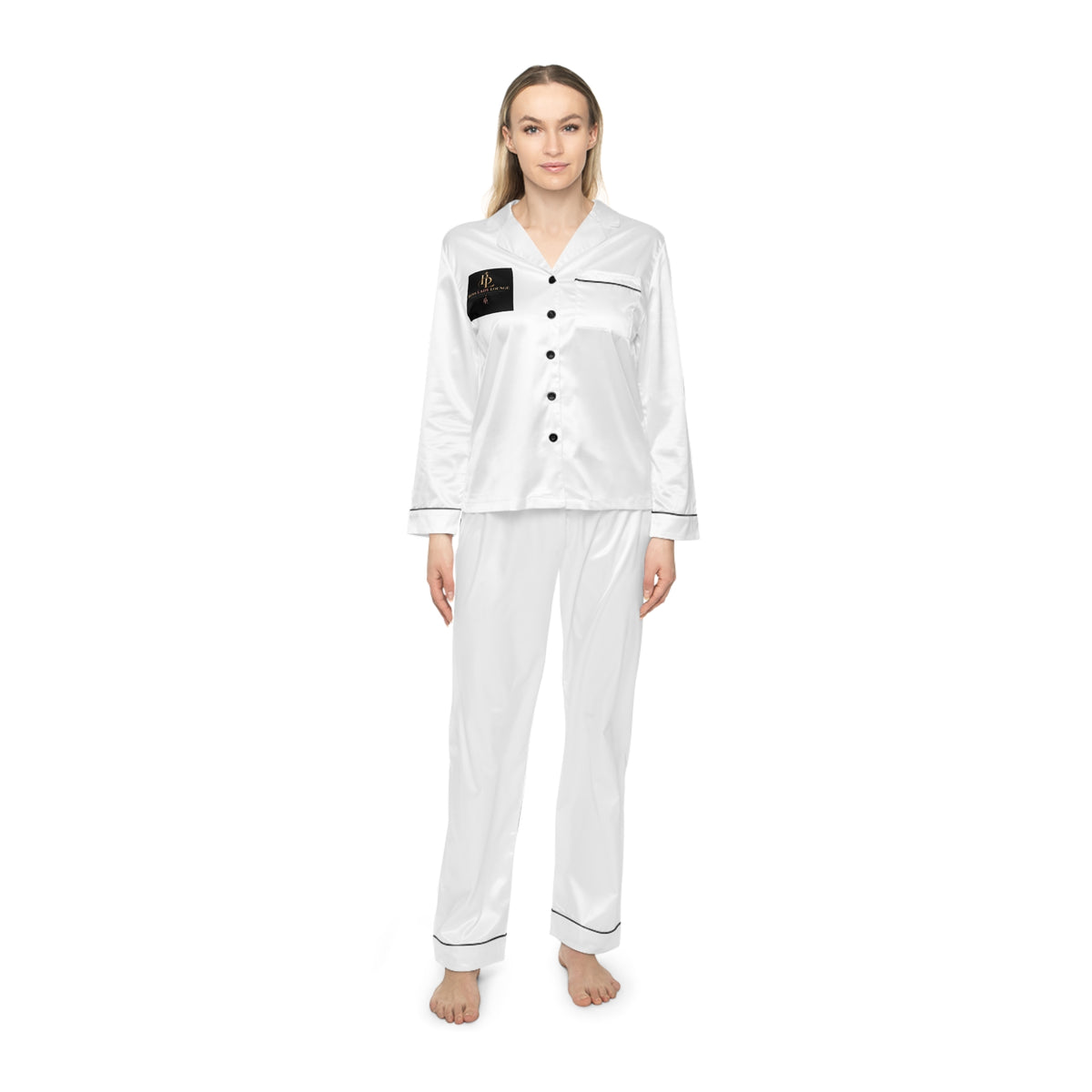 Boss Lady Lounge  Womens  Satin Pajamas (AOP)