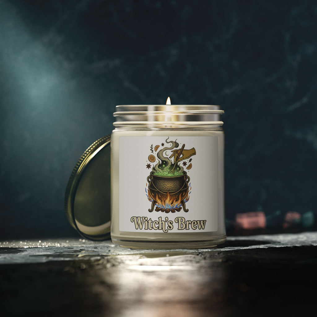 Halloween Scented Candles, Coconut Apricot Wax (4oz, 9oz)