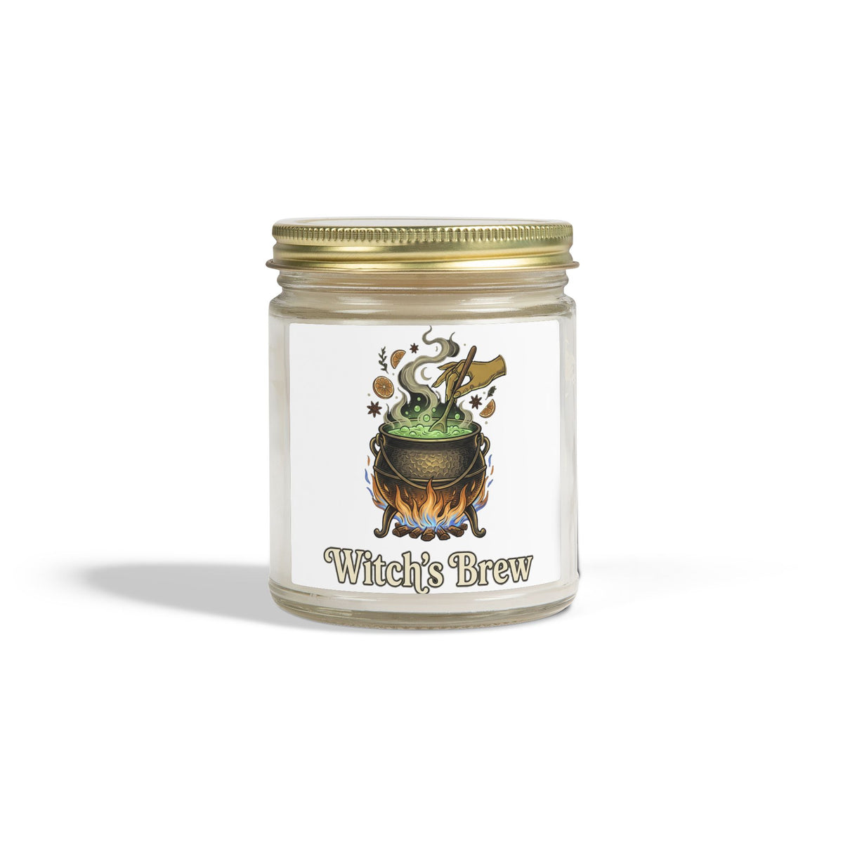 Halloween Scented Candles, Coconut Apricot Wax (4oz, 9oz)