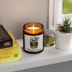 Halloween Scented Candles, Coconut Apricot Wax (4oz, 9oz)